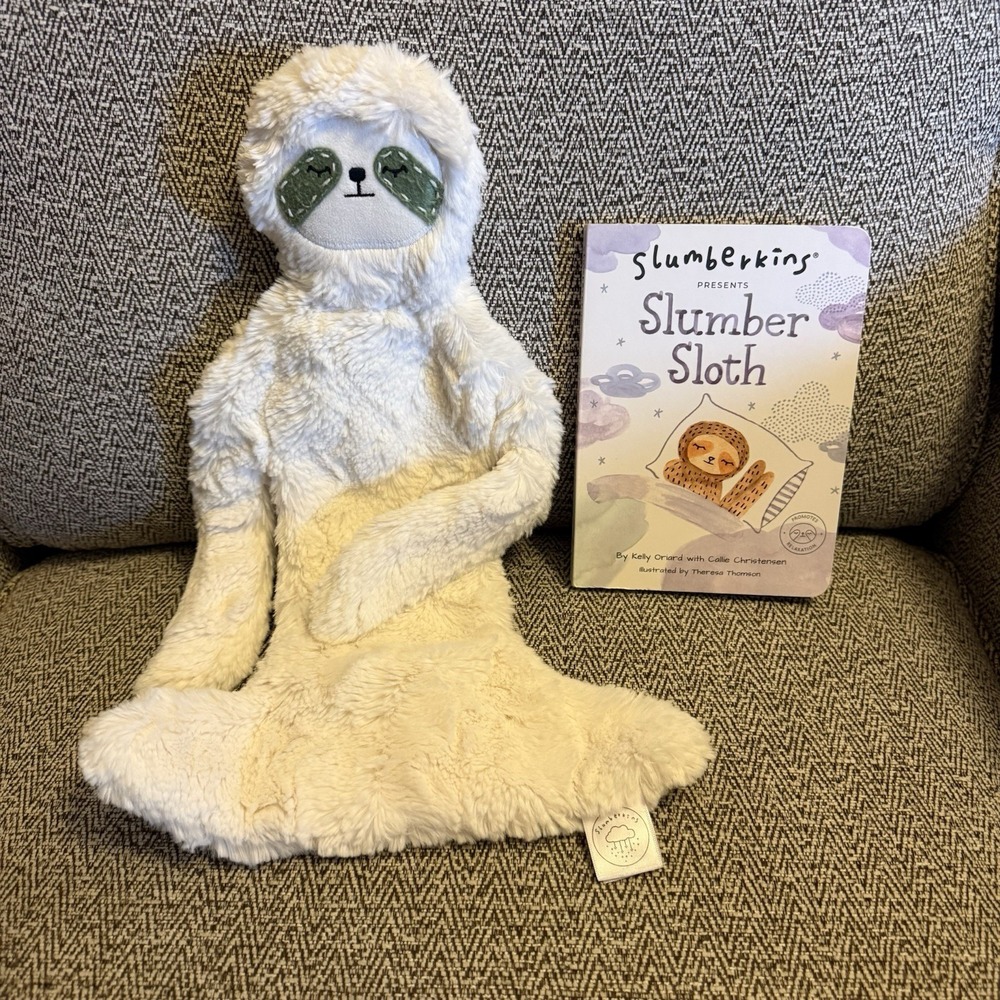 Slumberkins‎ Sloth Snuggler And Slumber Sloth Board Book Bundle Bedtime